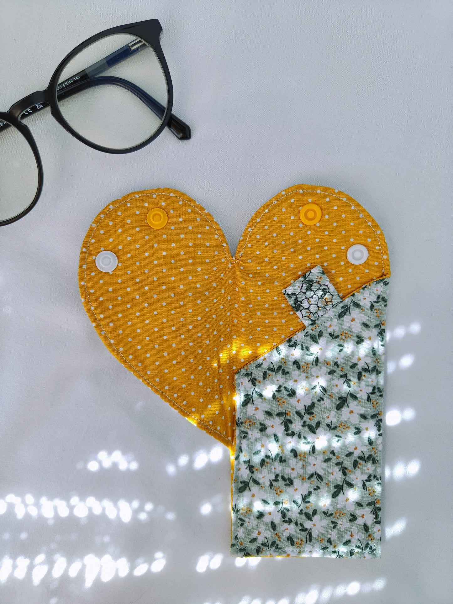 Bolsa Óculos Florido