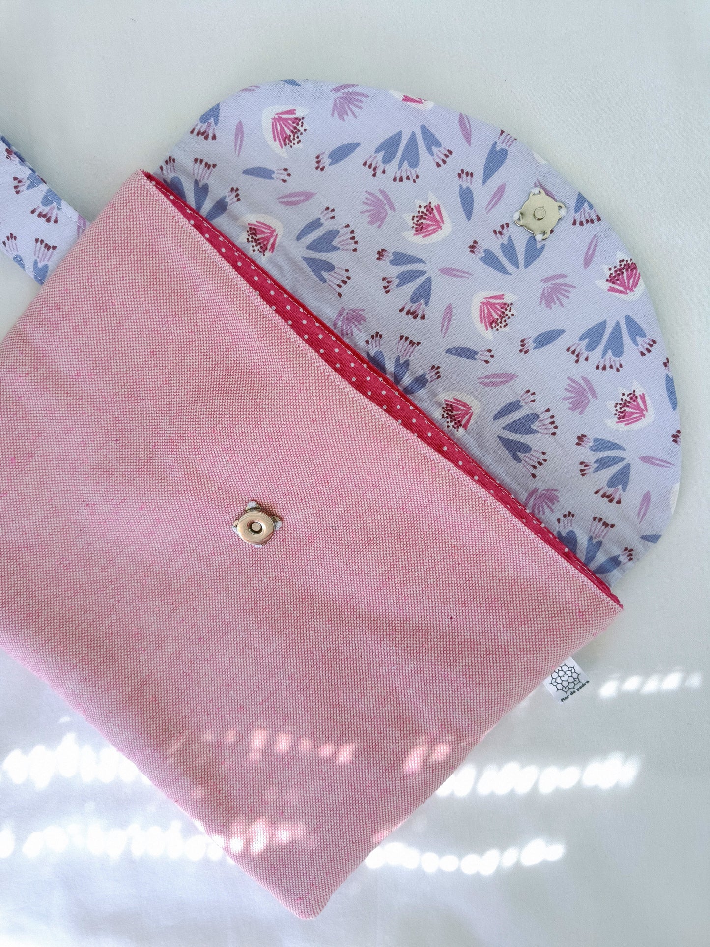 Bolsa Be Happy Flor Roxa