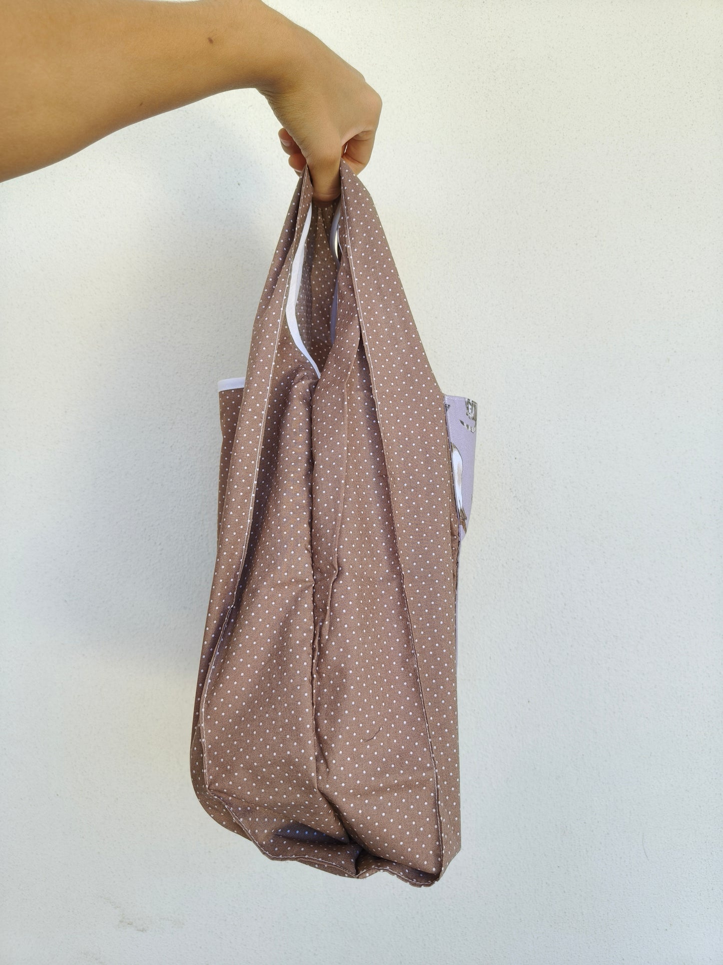 Saco Reutilizável Purple Cats