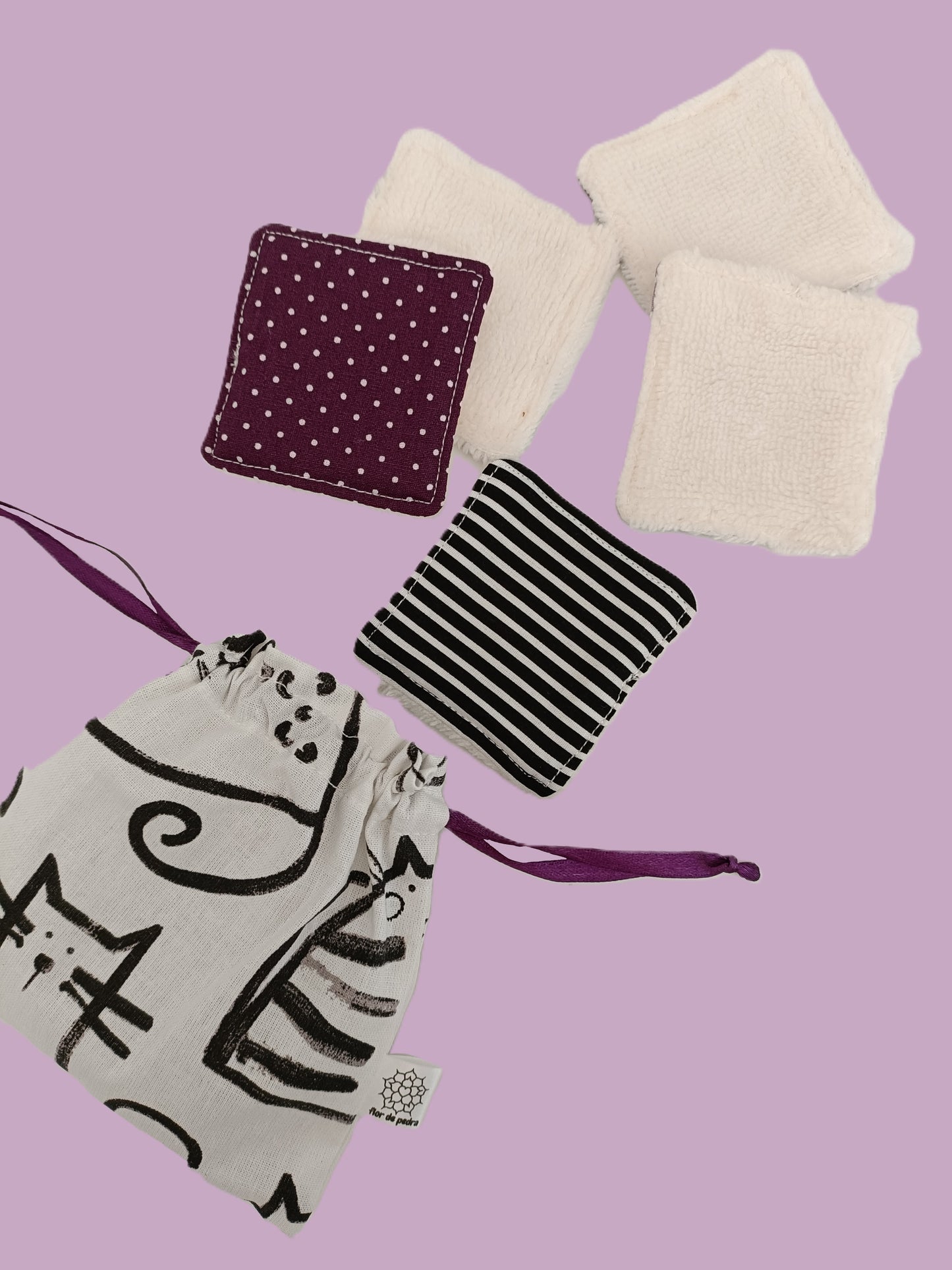 Quadrados Desmaquilhantes Gato