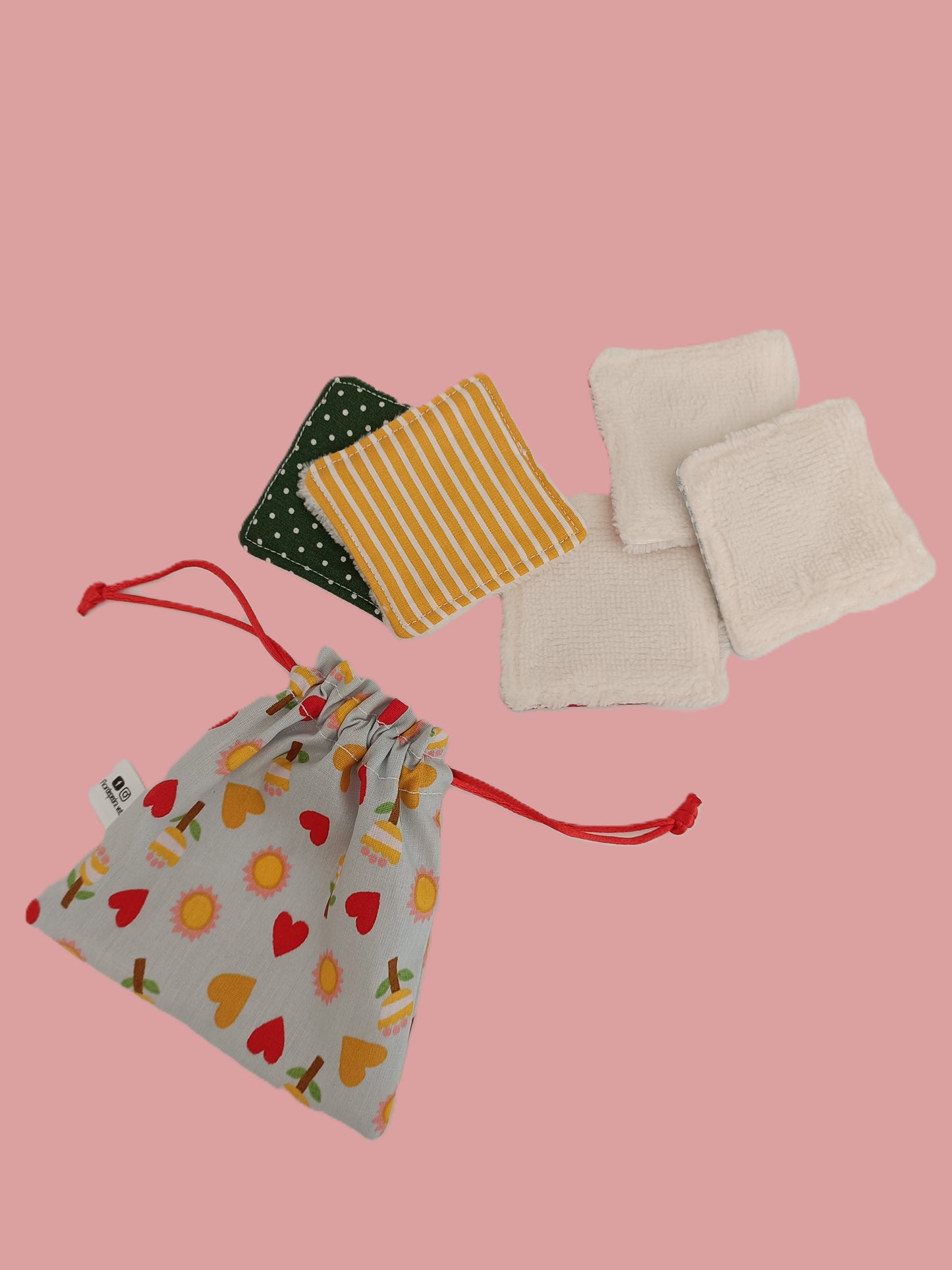 Quadrados Desmaquilhantes Primavera