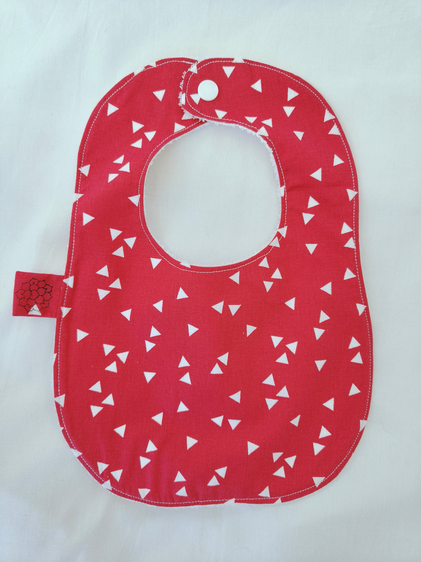 Babete Rosa Triângulos