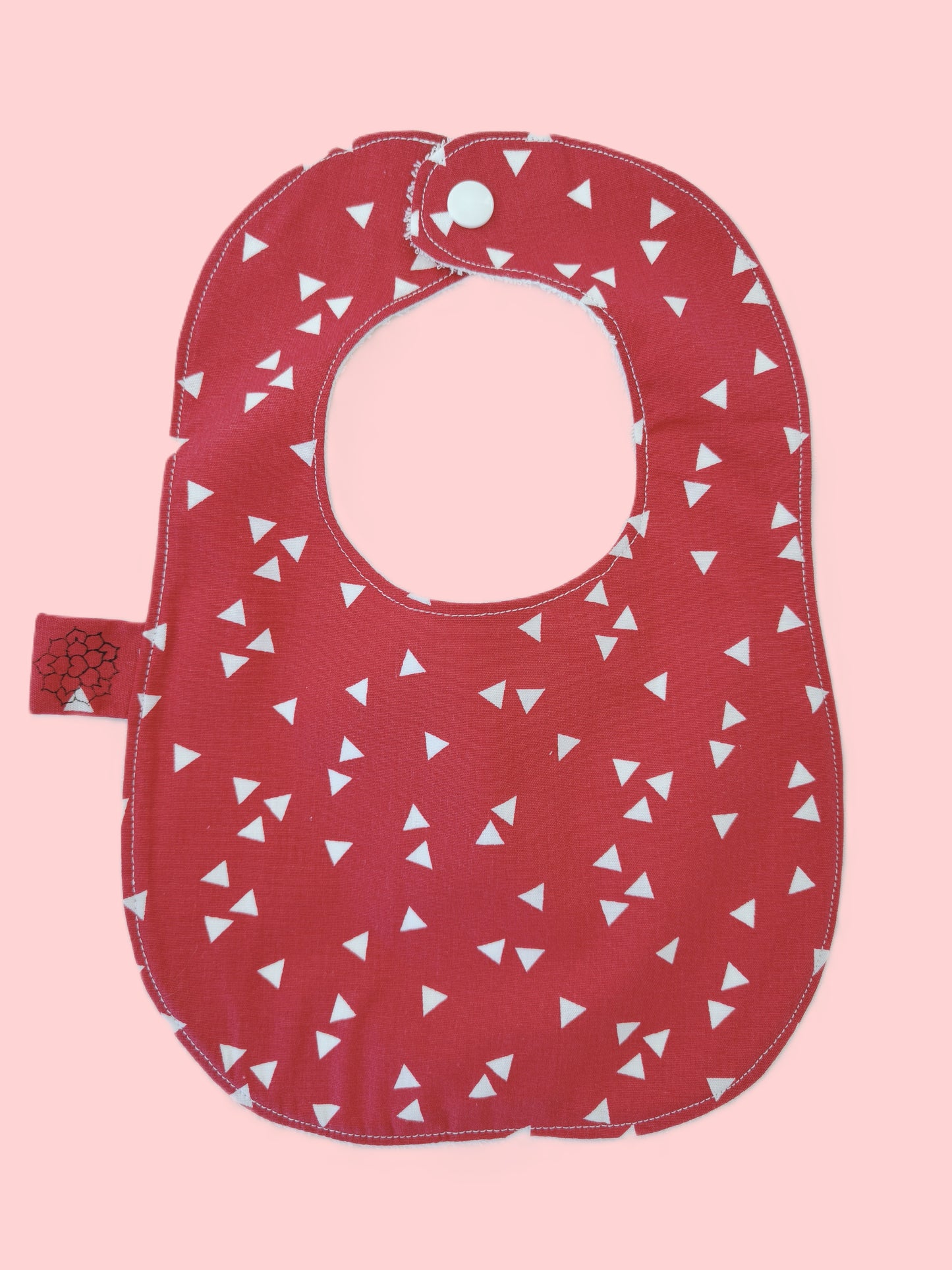 Babete Rosa Triângulos