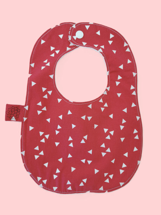 Babete Rosa Triângulos