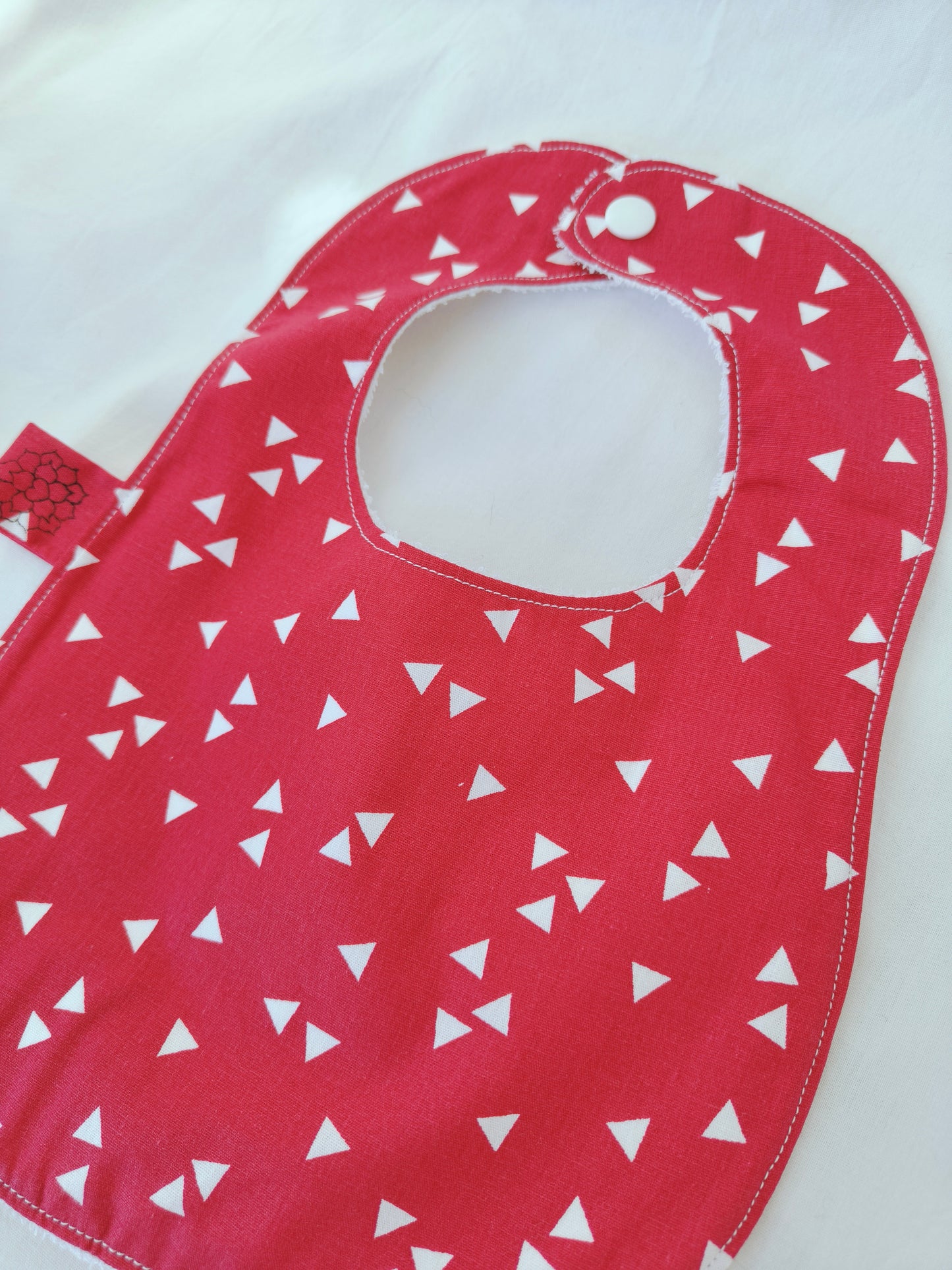 Babete Rosa Triângulos