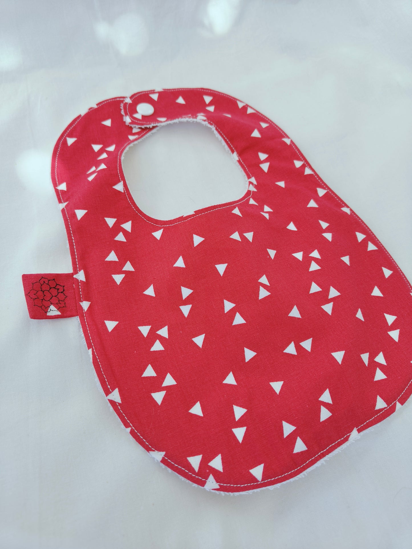 Babete Rosa Triângulos