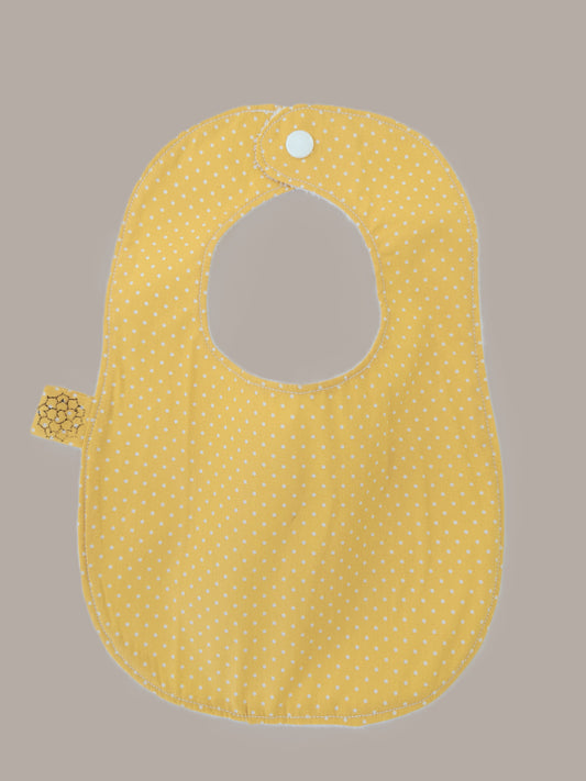 Babete Amarelo Pintas