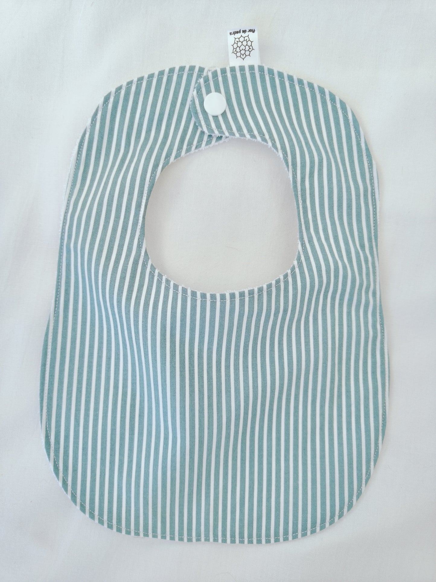 Babete Turquesa Riscas