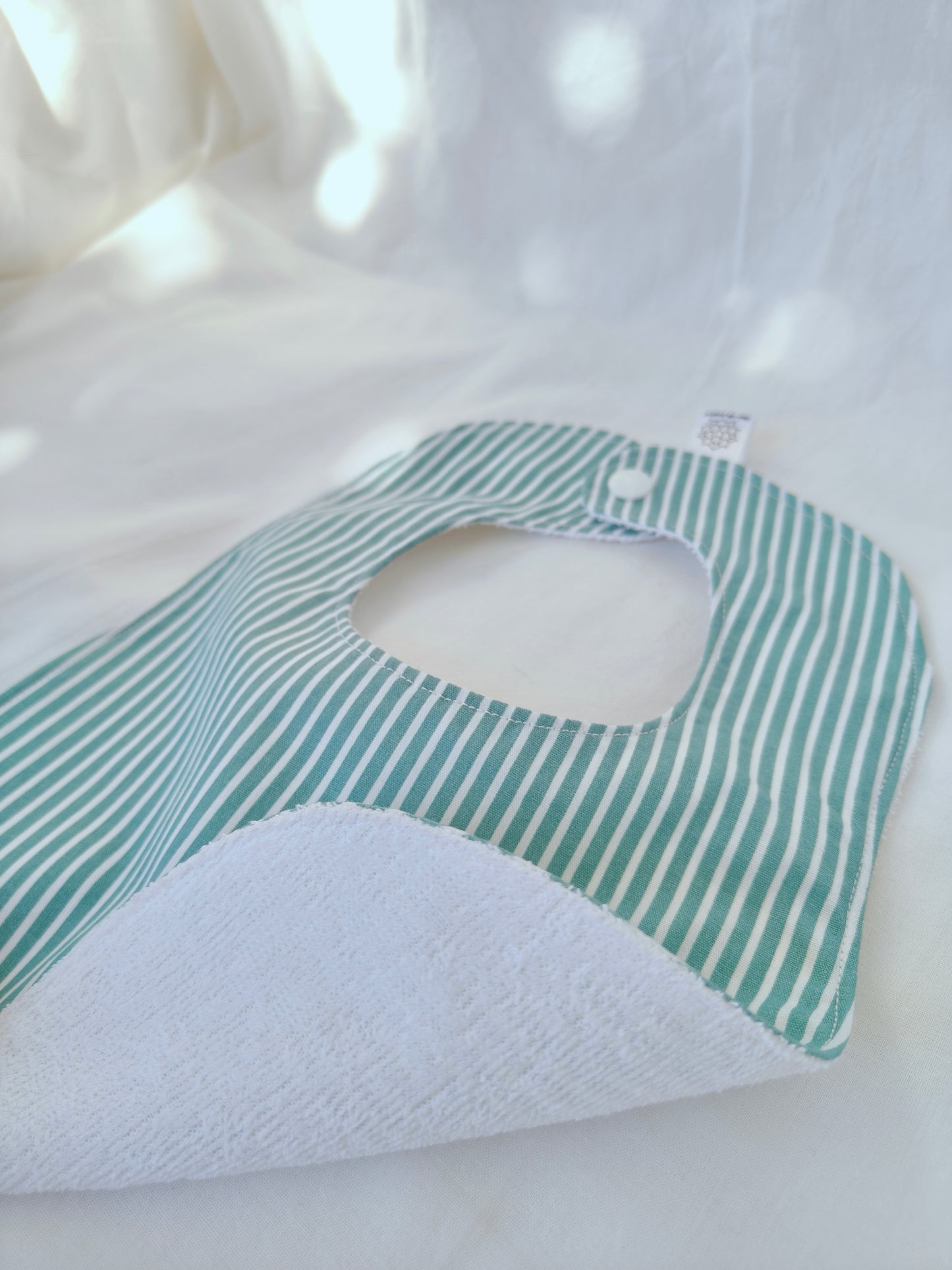 Babete Turquesa Riscas