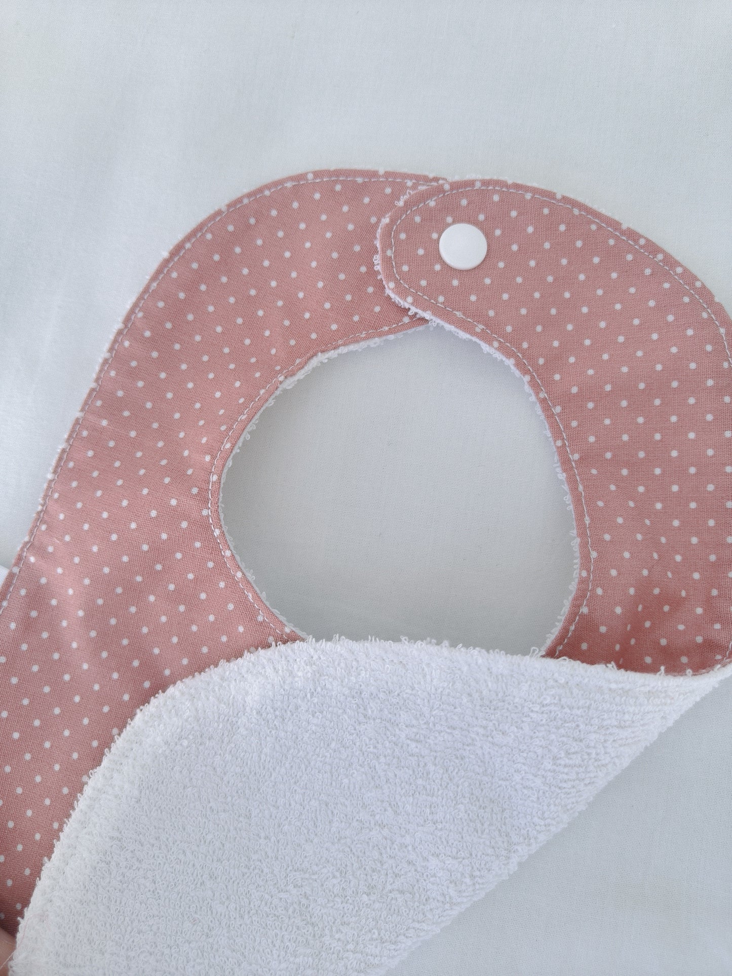 Babete Pintas Rosa Velho