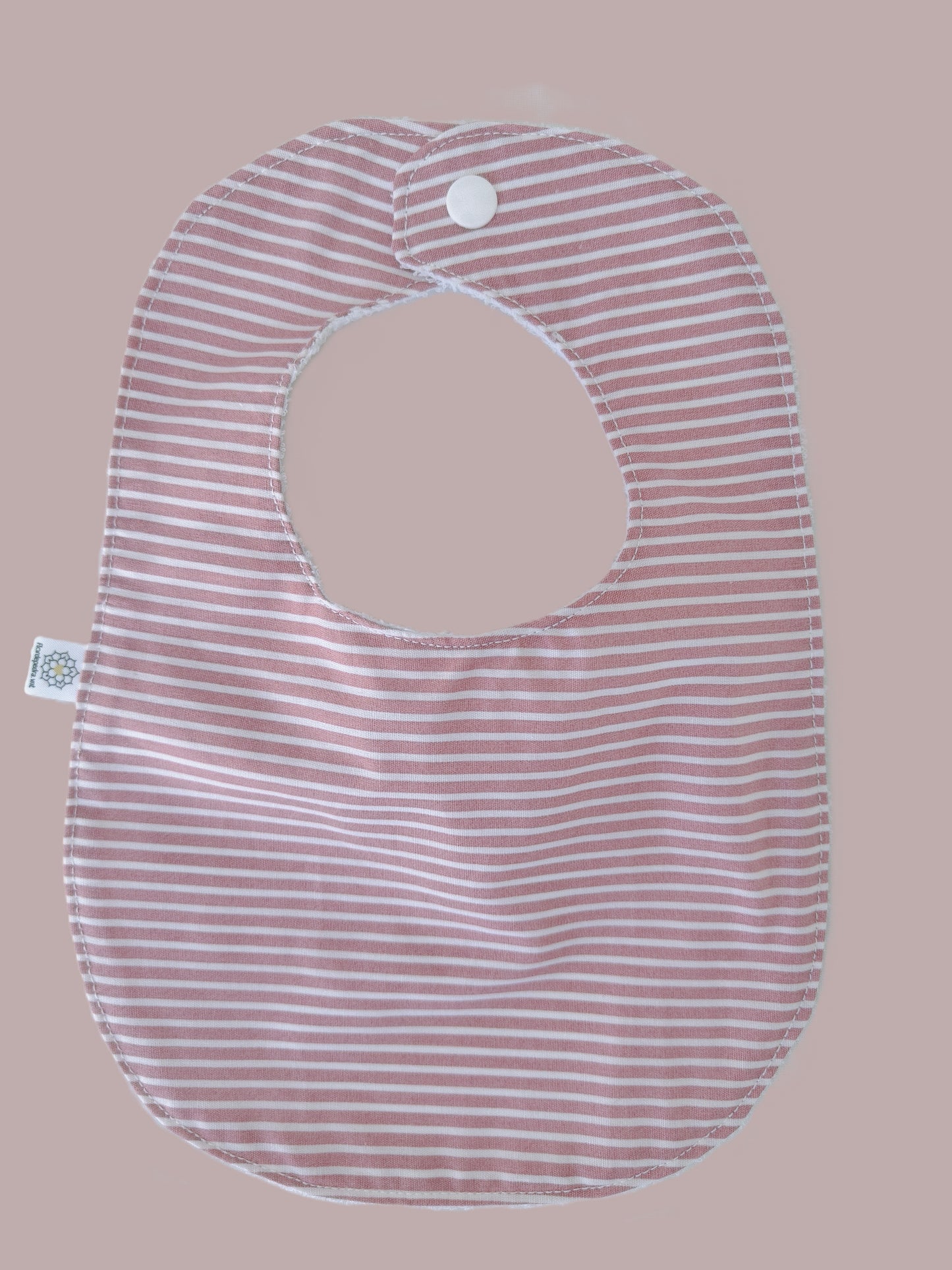 Babete Riscas Rosa Velho