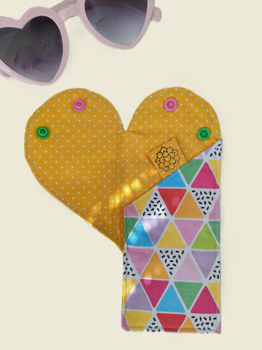 Bolsa Óculos Super Cores