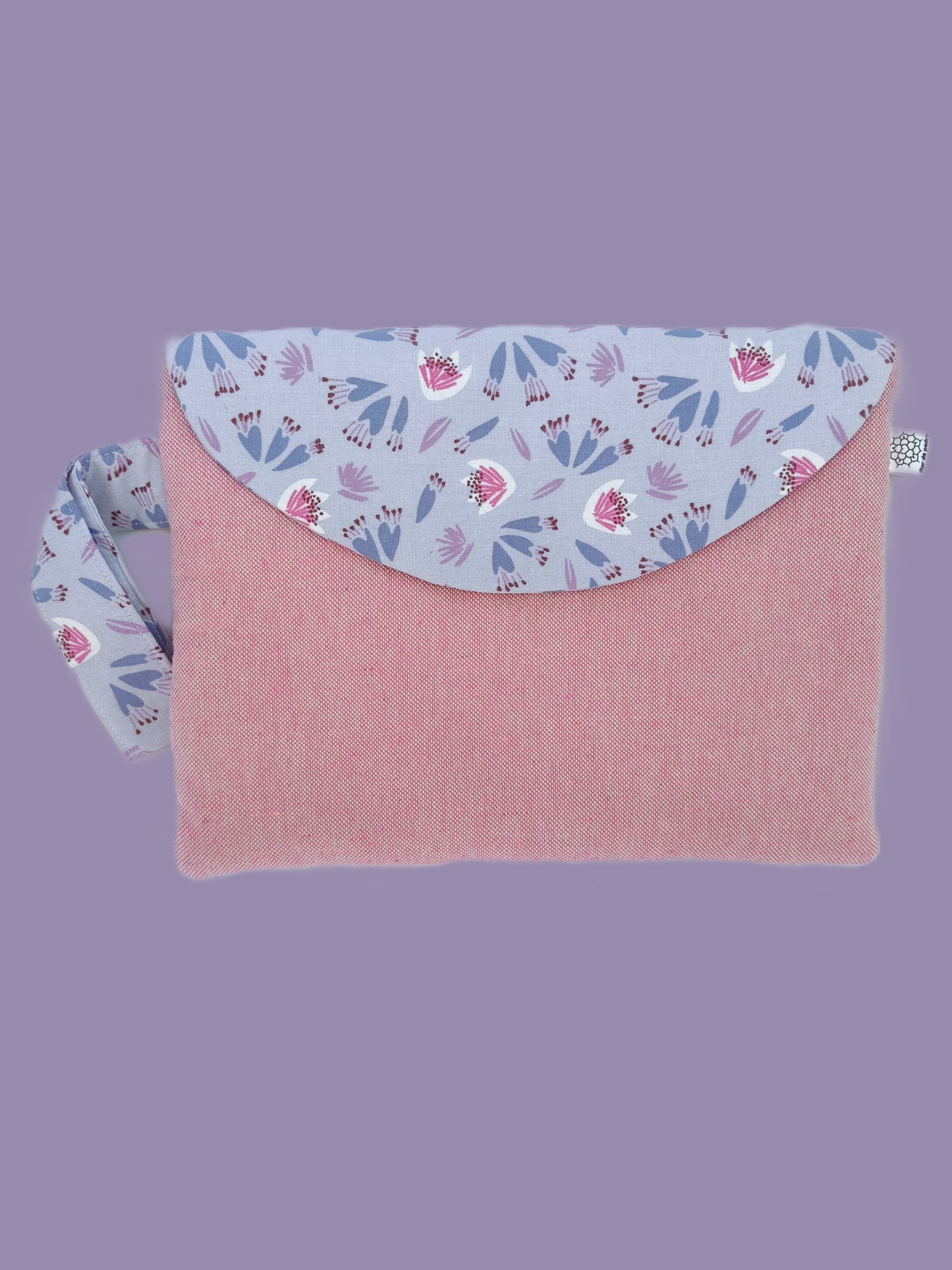 Bolsa Be Happy Flor Roxa