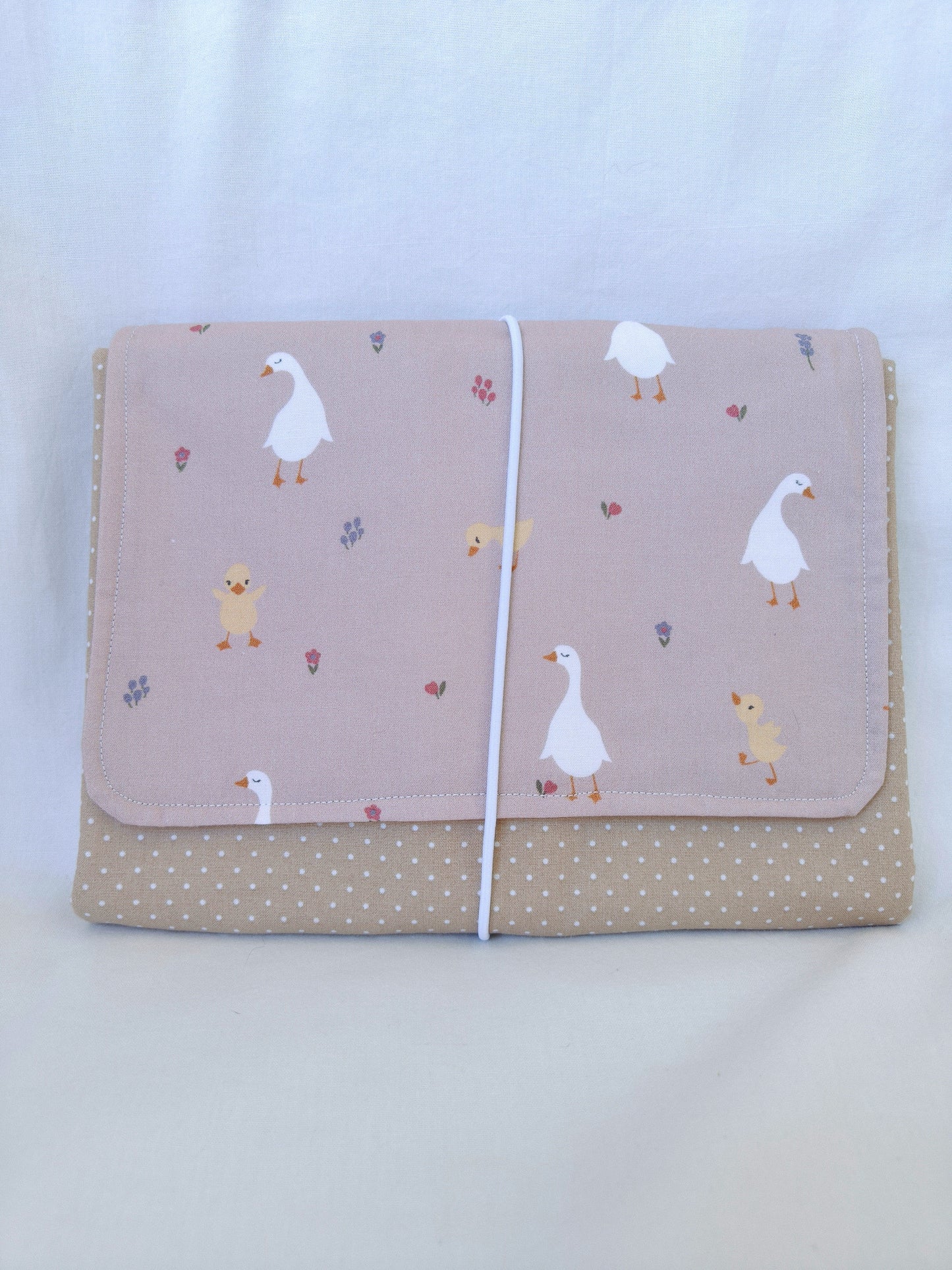 Muda Fraldas Patinho Rosa