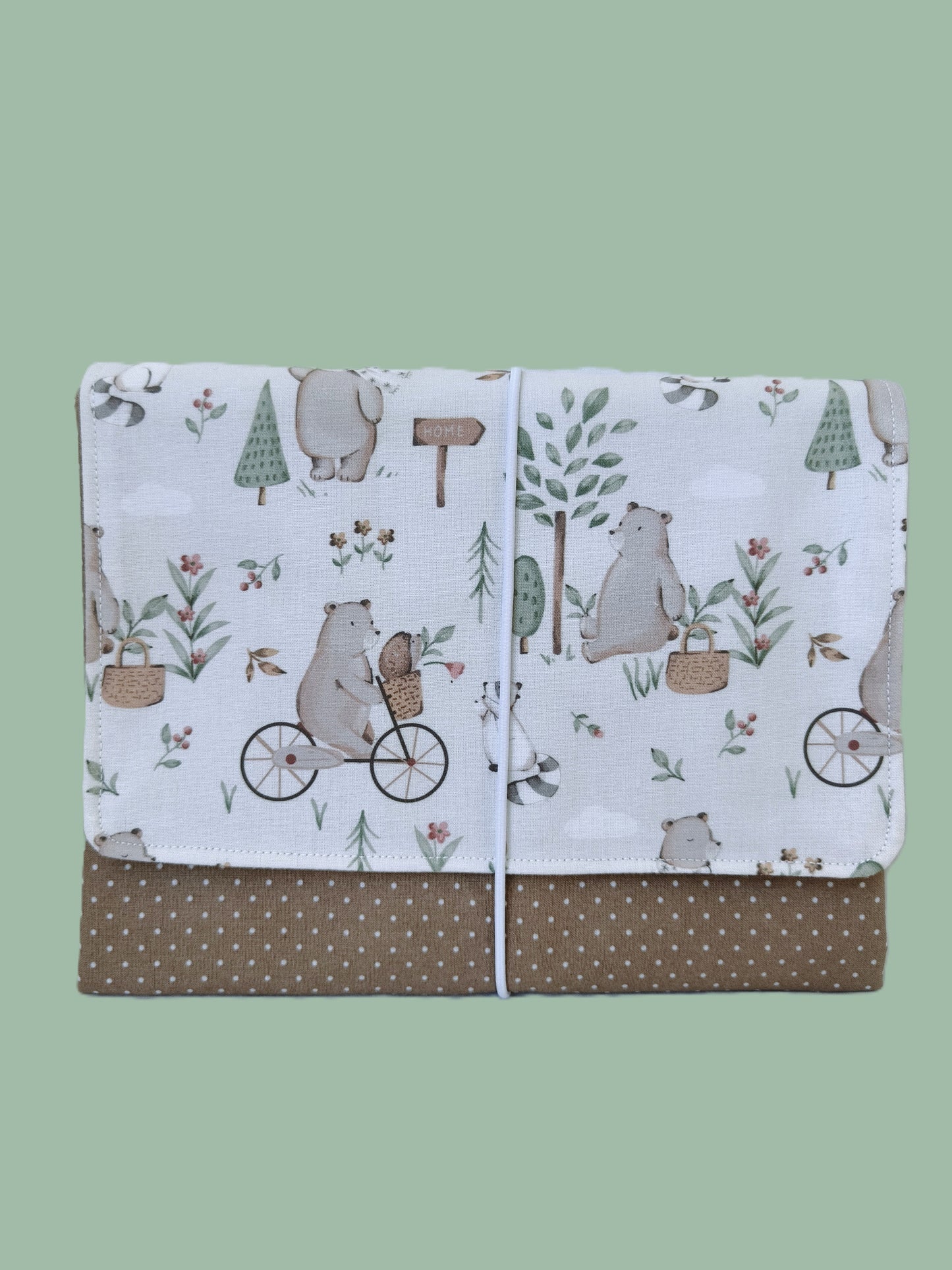 Muda Fraldas Bosque Castanho