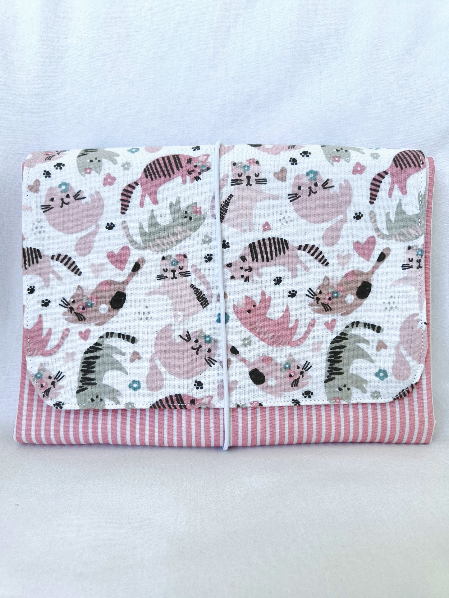 Muda Fraldas Gatos Rosa