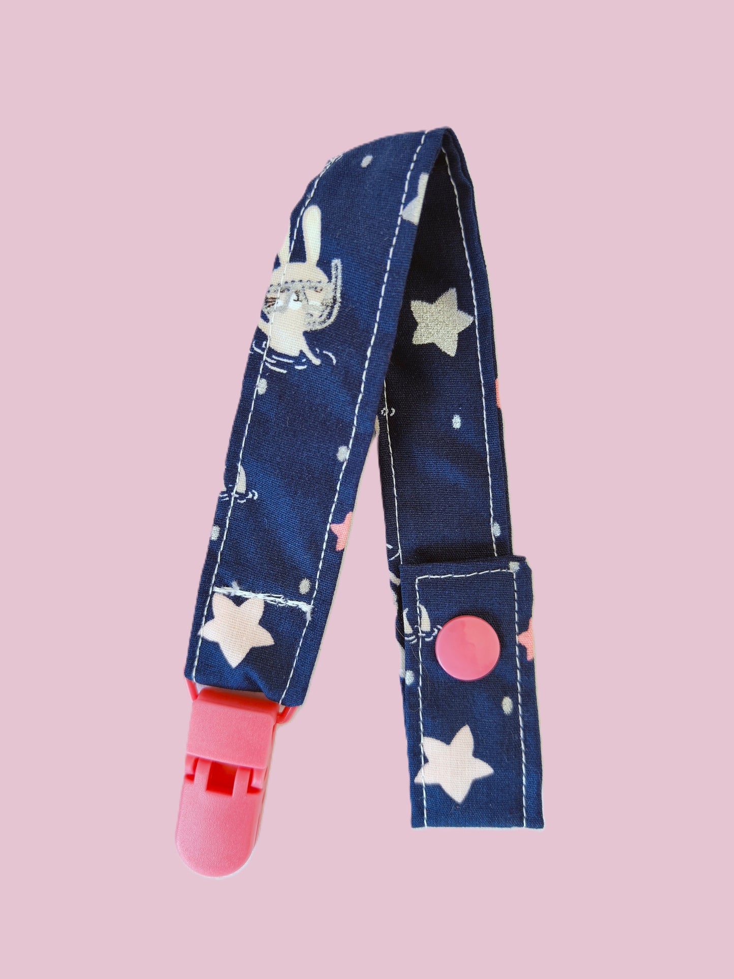 Fita Chupeta Coelho Rosa