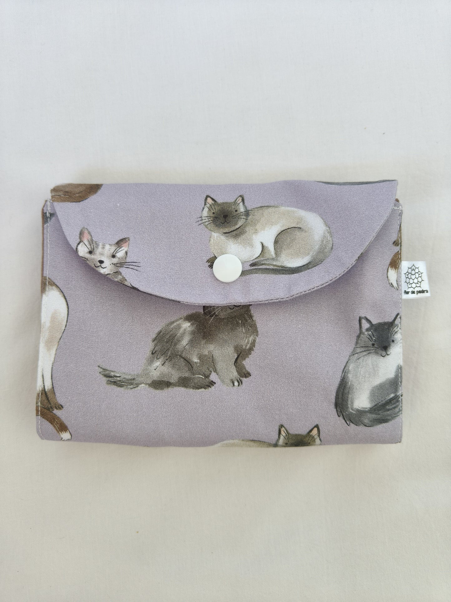 Saco Reutilizável Purple Cats