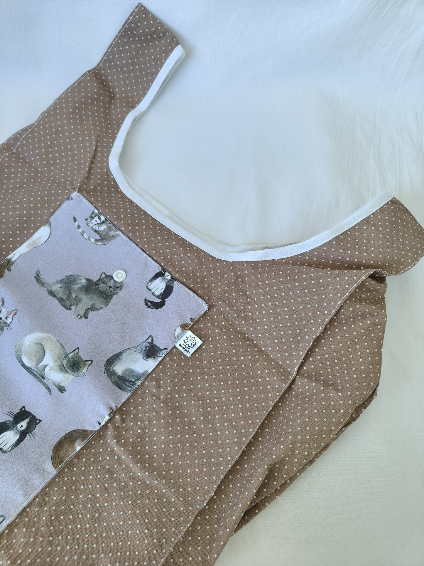 Saco Reutilizável Purple Cats