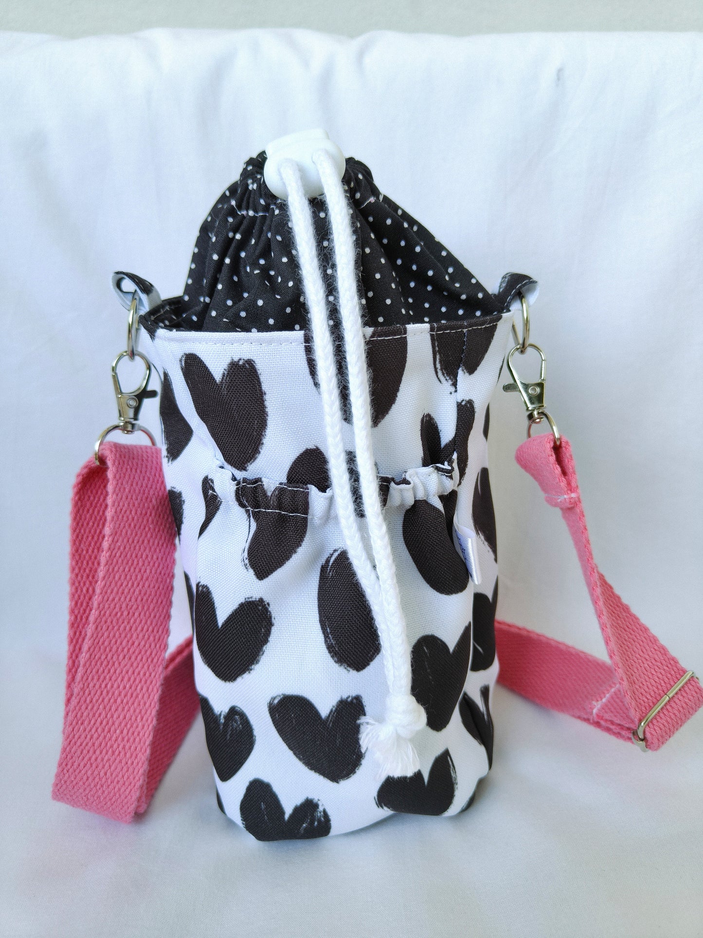 Bolsa Garrafa de Água Corações