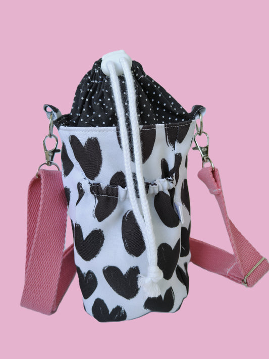 Bolsa Garrafa de Água Corações