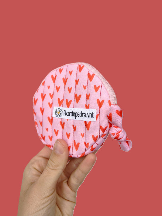 Porta Moedas Corações