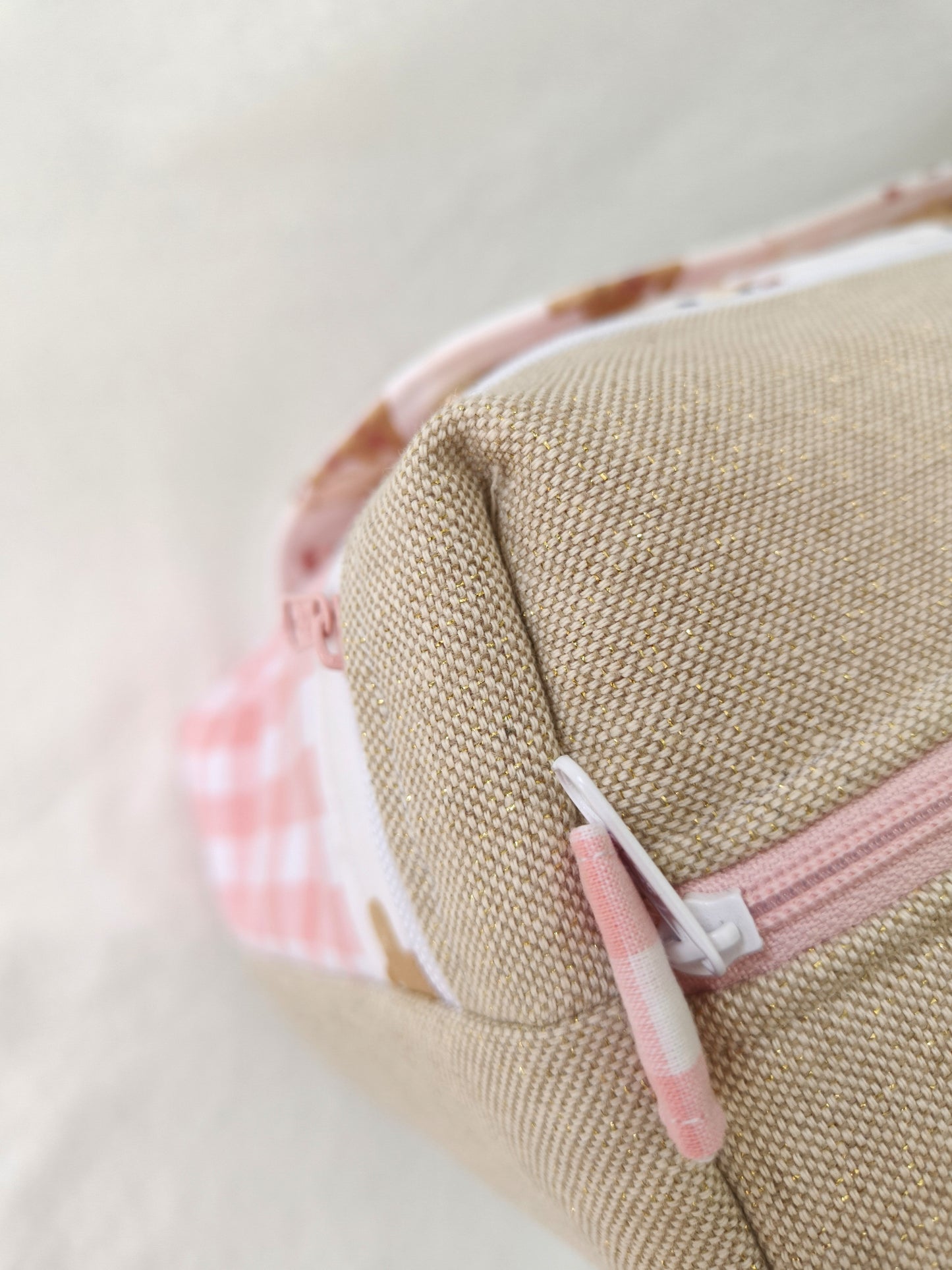 Bolsa Fraldas e Toalhitas Sonho Cor de Rosa