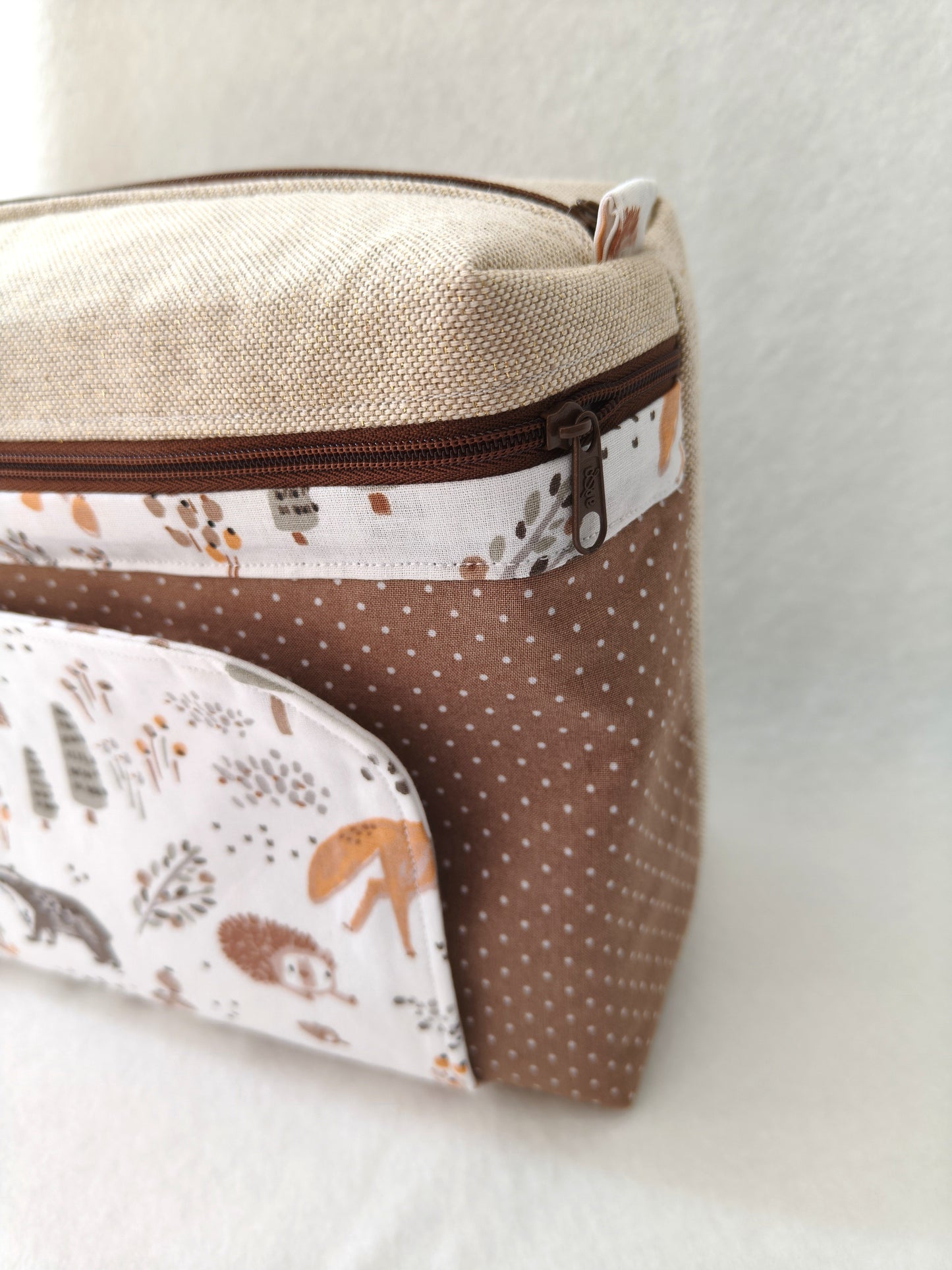 Bolsa Fraldas e Toalhitas Bosque Laranja