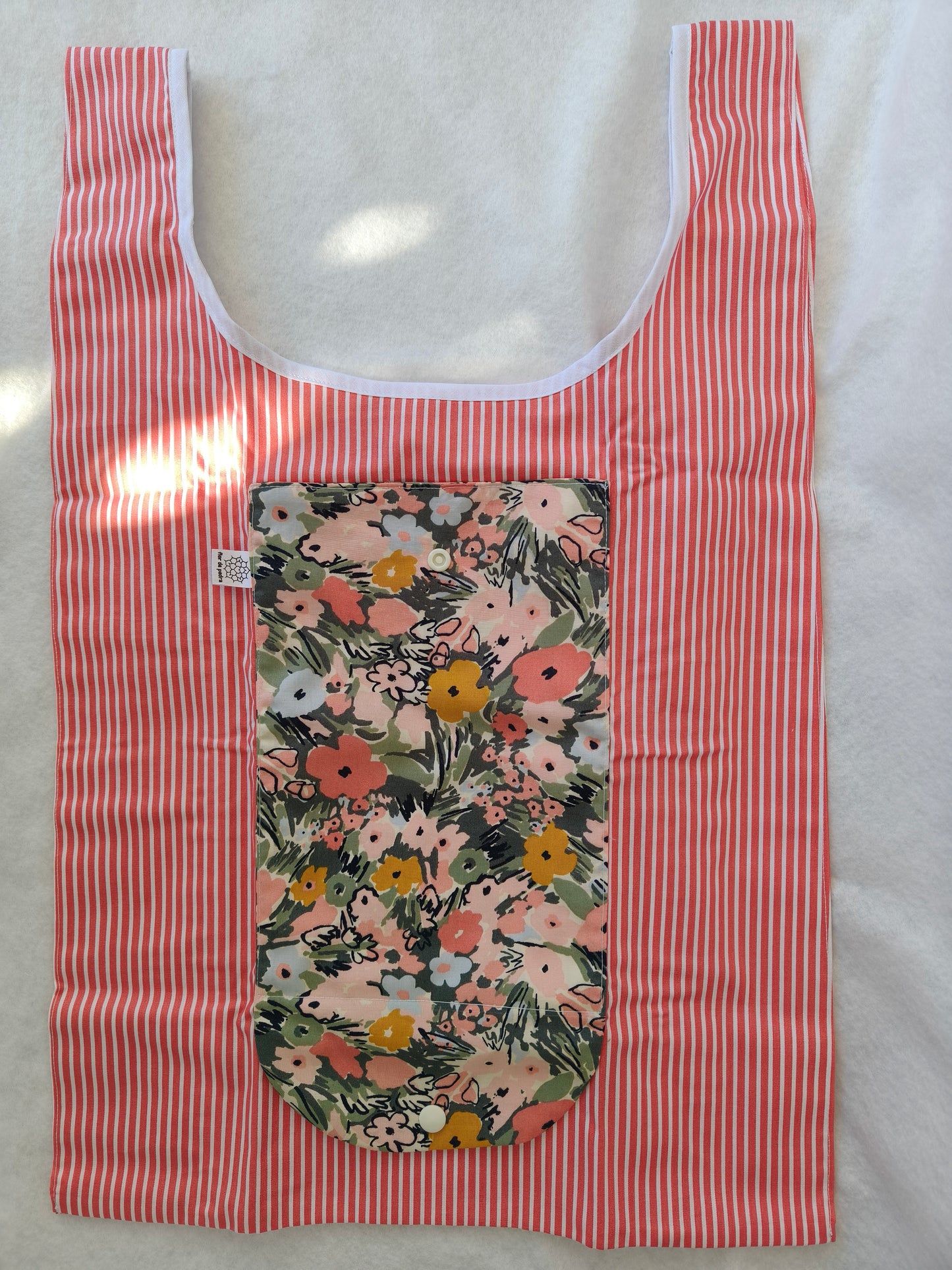 Saco Reutilizável Florido Selva
