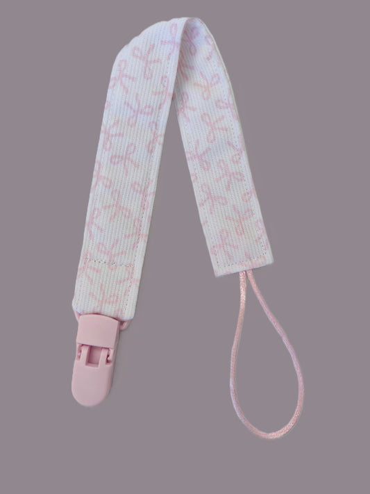 Fita Chupeta Laços Rosa Claro
