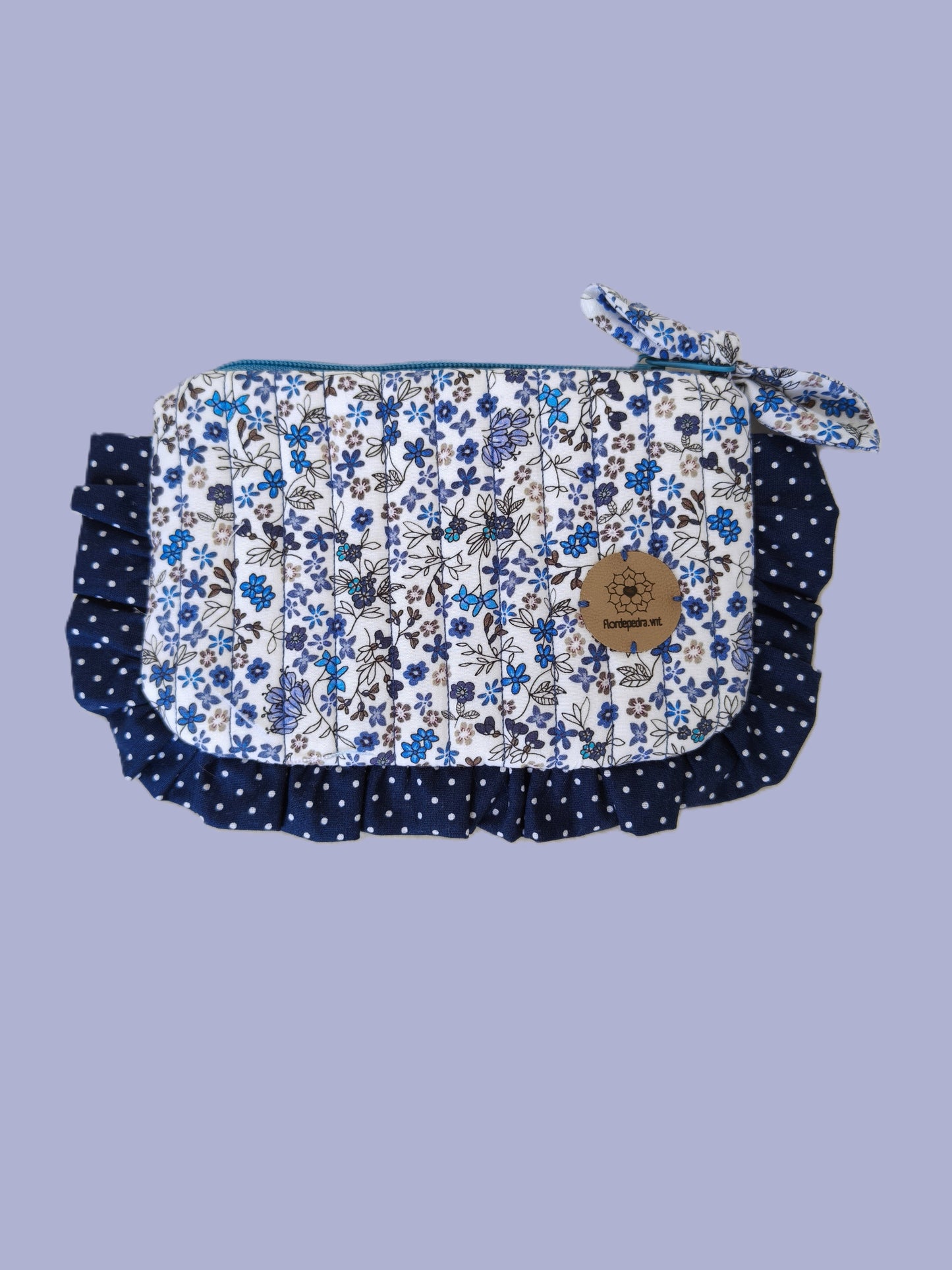 Bolsa Folhos S Primavera Azul