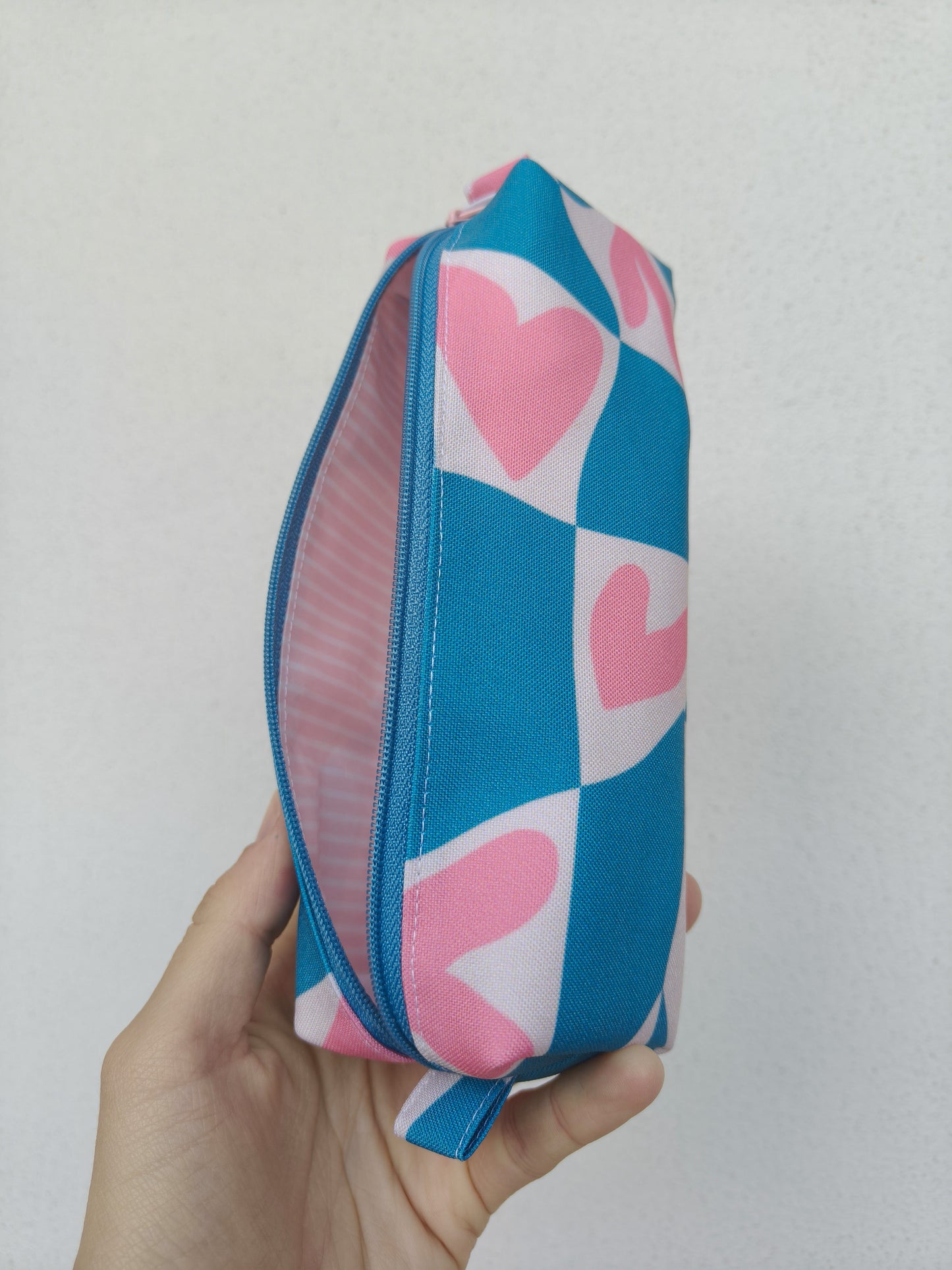 Estojo Blue Heart
