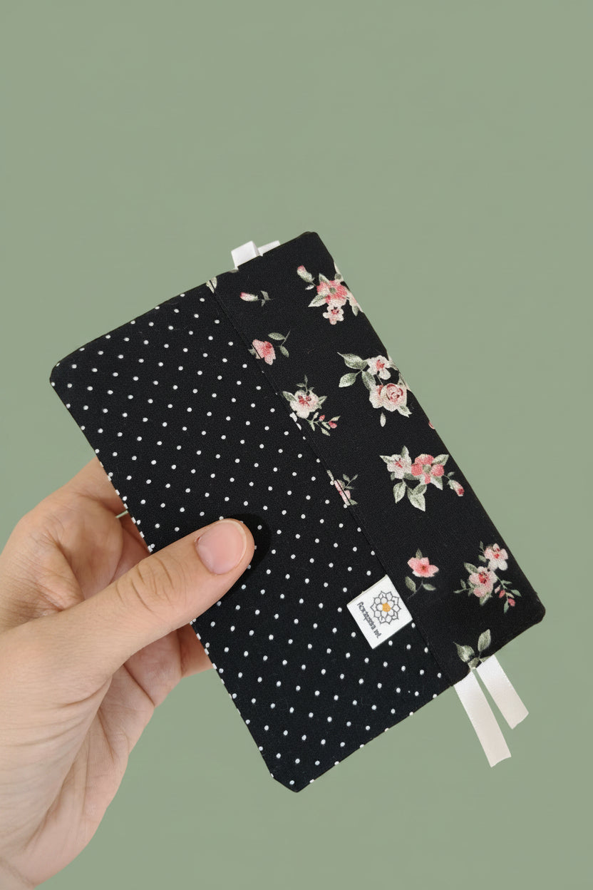 Caderno Mini Black Flower