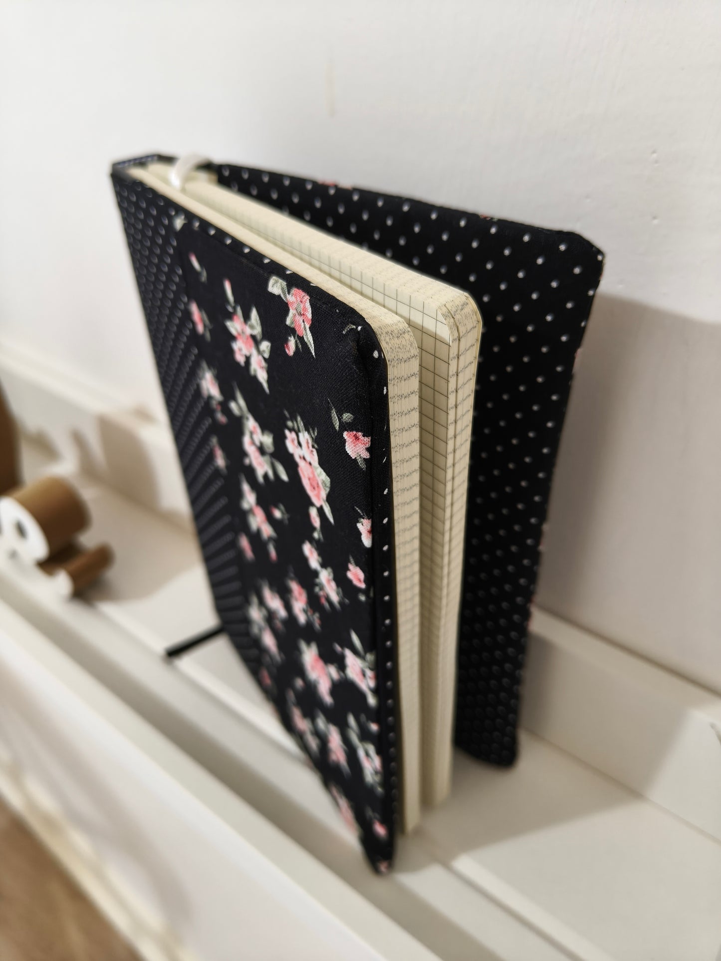 Caderno Black Flower